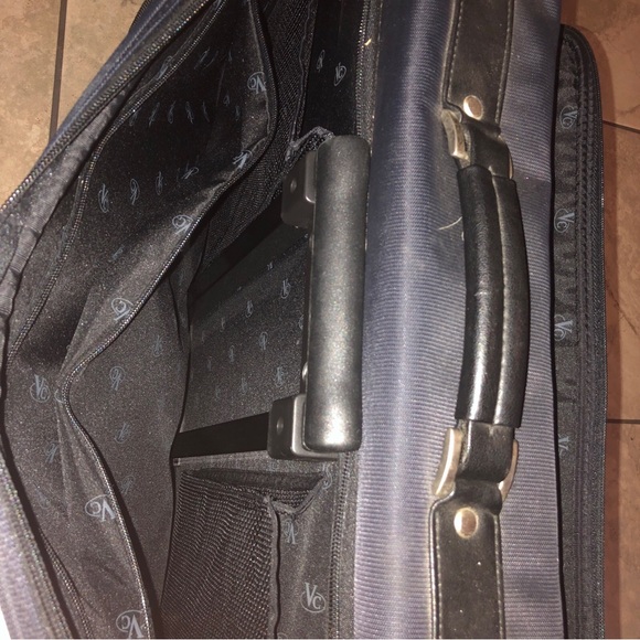 Valentino coupeau Paris  Wheeled Compact Garment Bag Suitcase, Luggage Rare Big - Picture 8 of 16